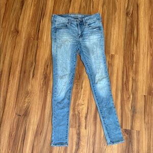 American Eagle Outfitters Light Blue Skinny Jeans